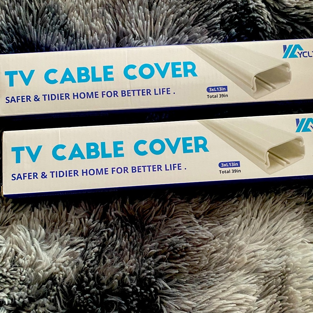 Tv Cord Covers. Set of 2. Nib! 📺